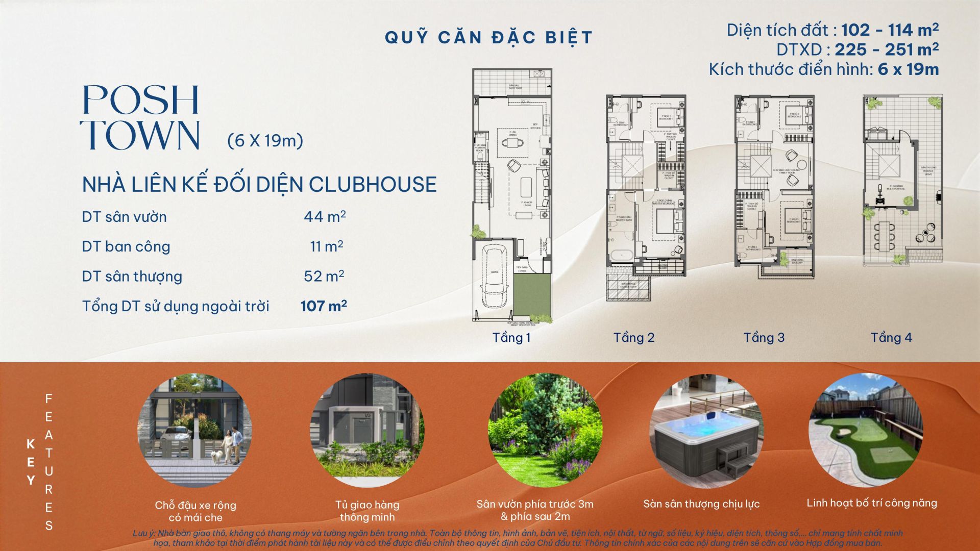 Thiết kế nhà phố Gladia