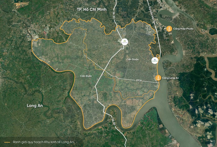 Cần Giuộc trở thành trung tâm dự án khu kinh tế 32.000 ha