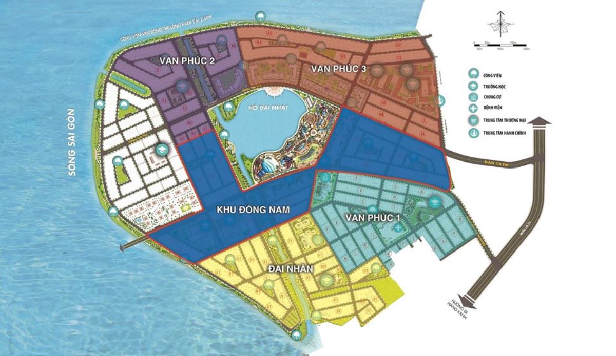 bản đồ vạn phúc city